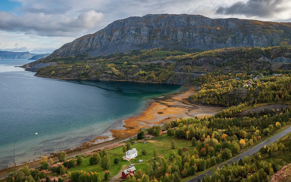Altafjorden sett ovenfra