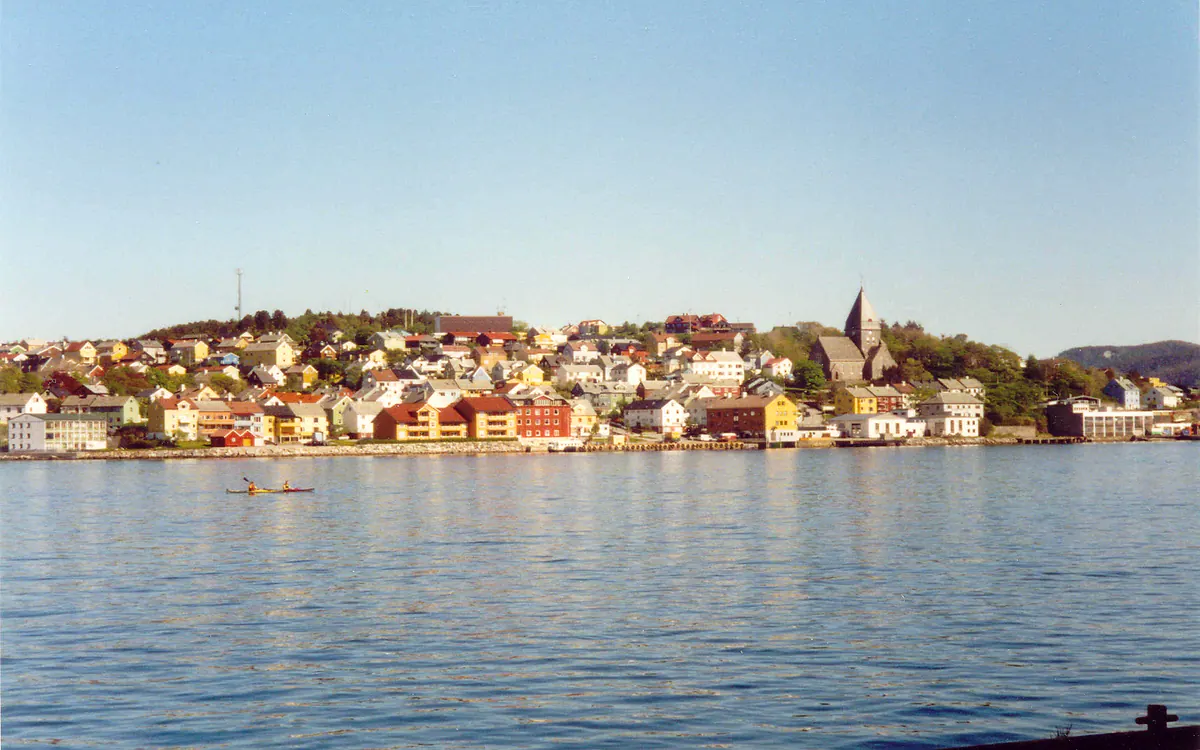 Kristiansund sett fra sjøen