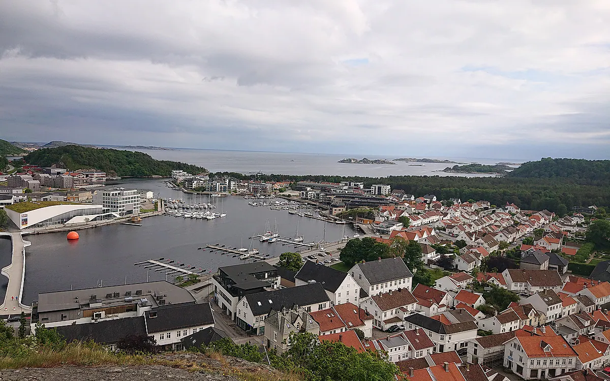Mandal sett fra Uranienborg